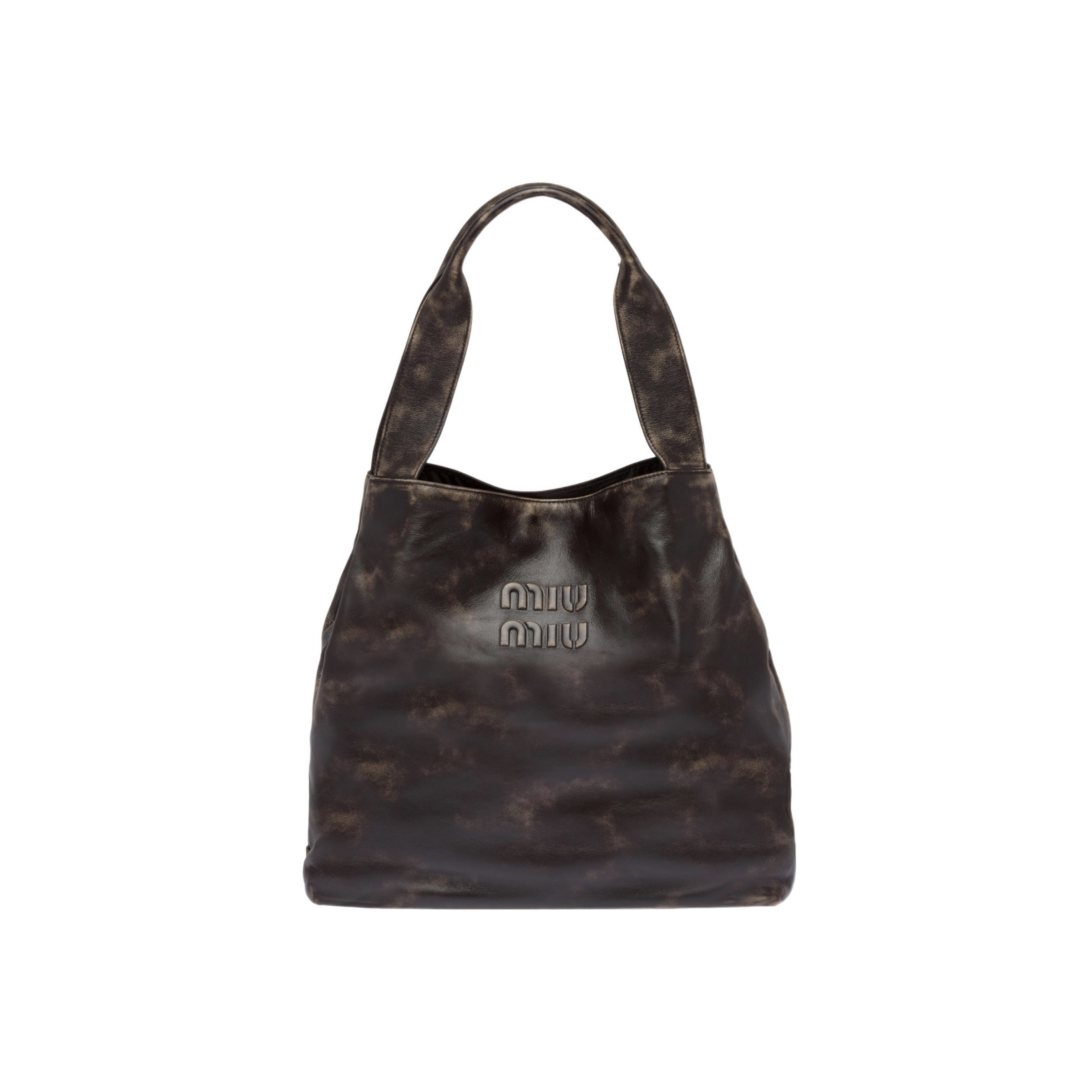 MIU MIU NIGO Leather Halo Dyed Cross Shoulder High Capacity Bag #nigo57483