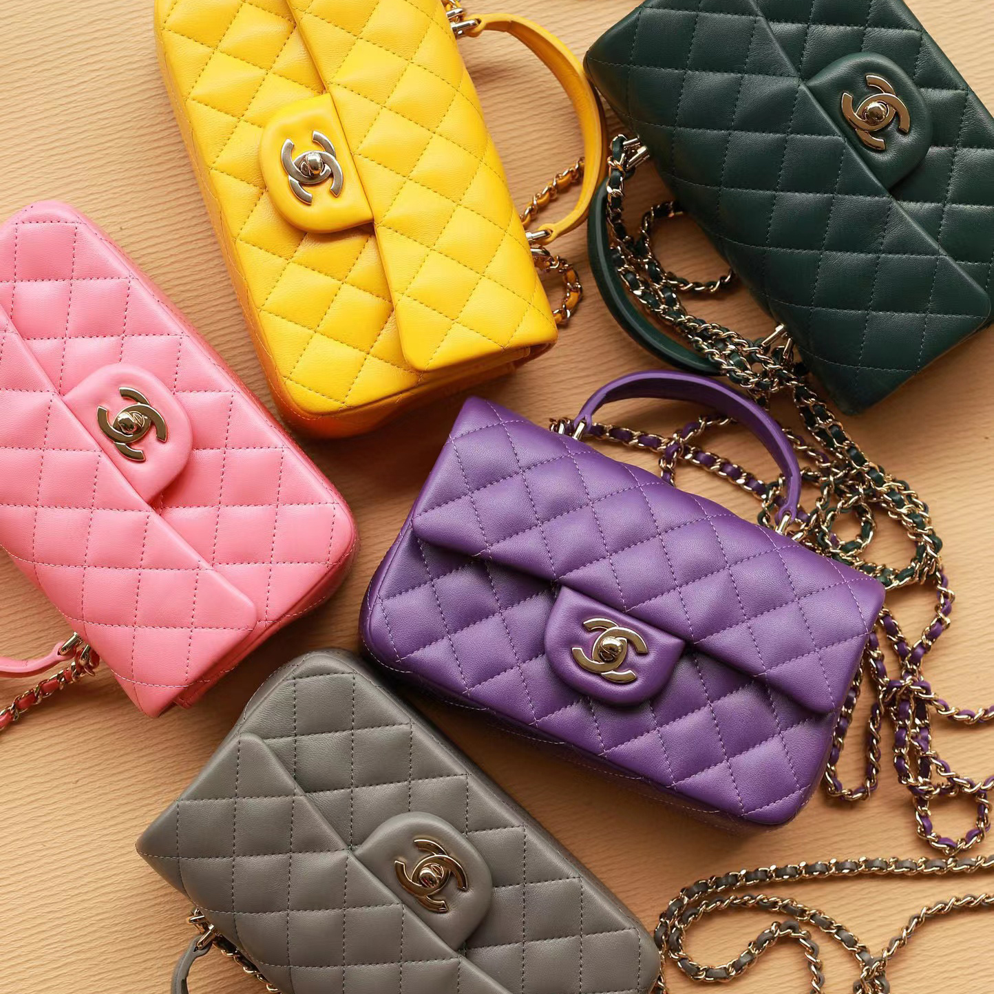 Chanel NIGO Bread Chain Shoulder Bag #nigo56278