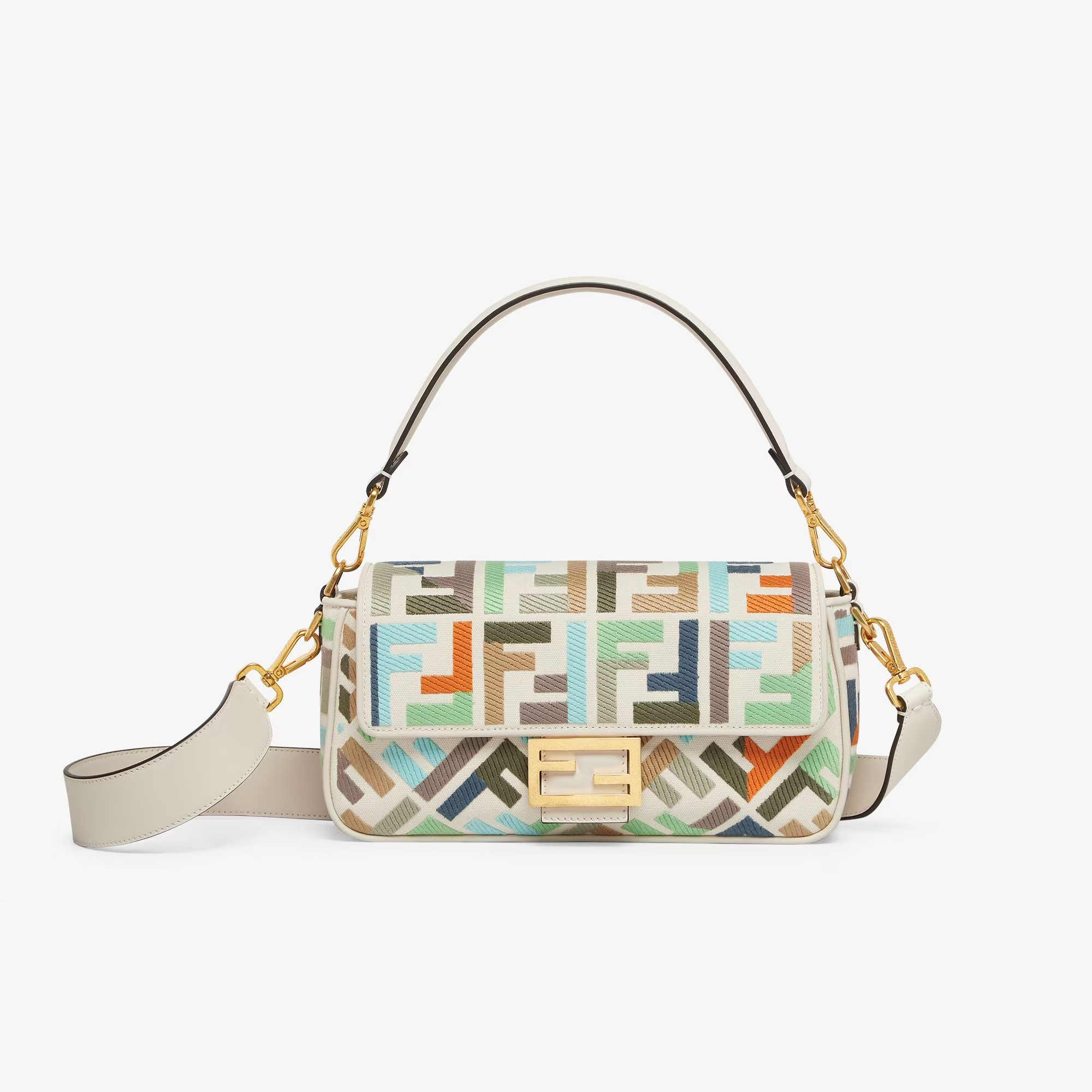 FENDI NIGO Green Rectangular Shoulder Strap Bag #nigo57586