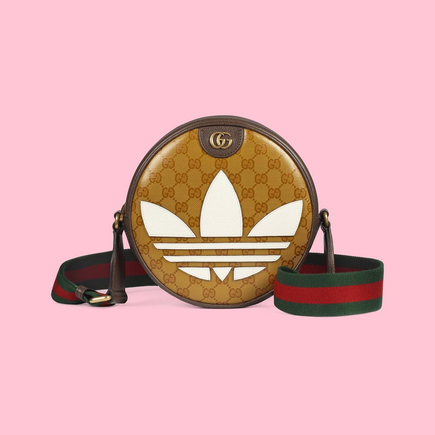 Gucci & adidas NIGO Presbyopia Print Round Shoulder Bag #nigo4958