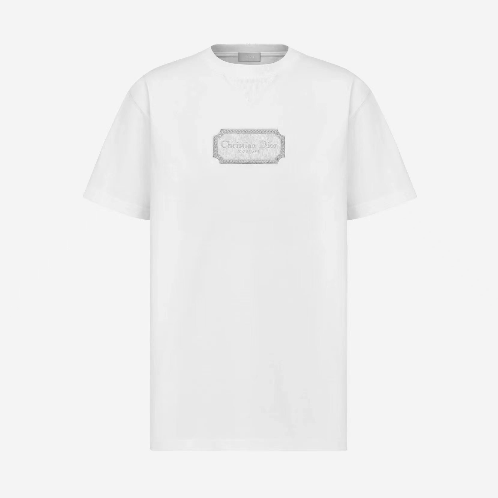 Dior NIGO Man Embroidered Logo Round Neck Solid T-shirt #nigo3498