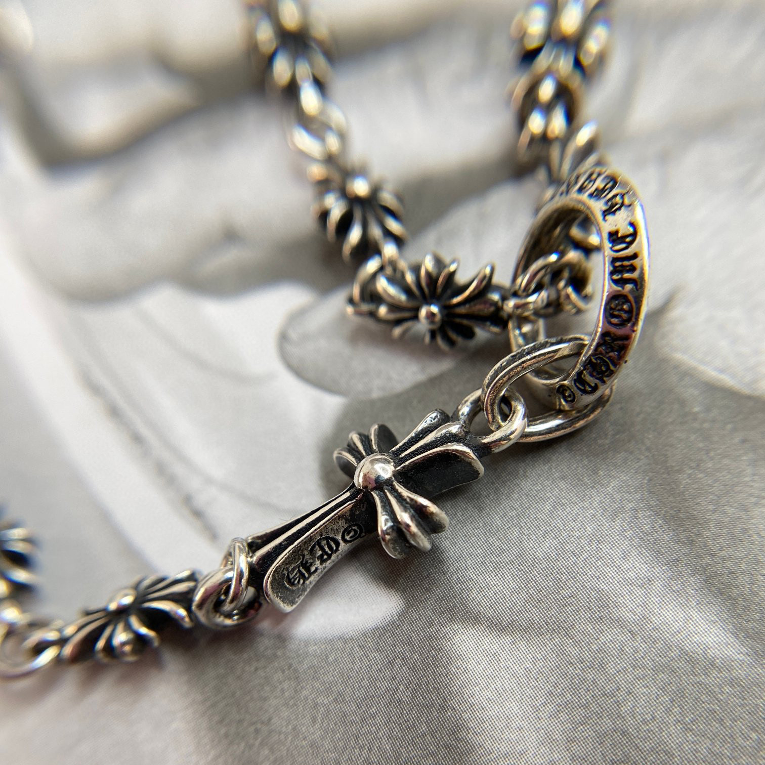 Chrome Hearts NIGO Silver Decorative Necklace Accessories #nigo84112