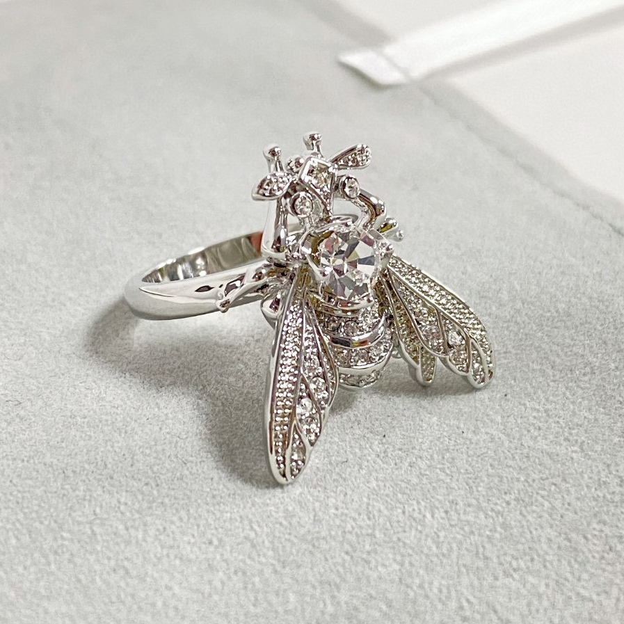 Dior NIGO Silver Decorative Ring Accessories #nigo84111