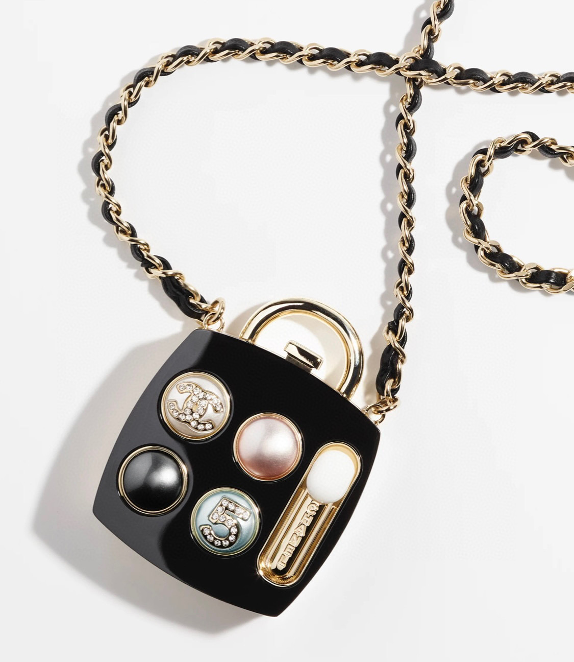 Chanel NIGO Black Makeup Chain Bag #nigo84117