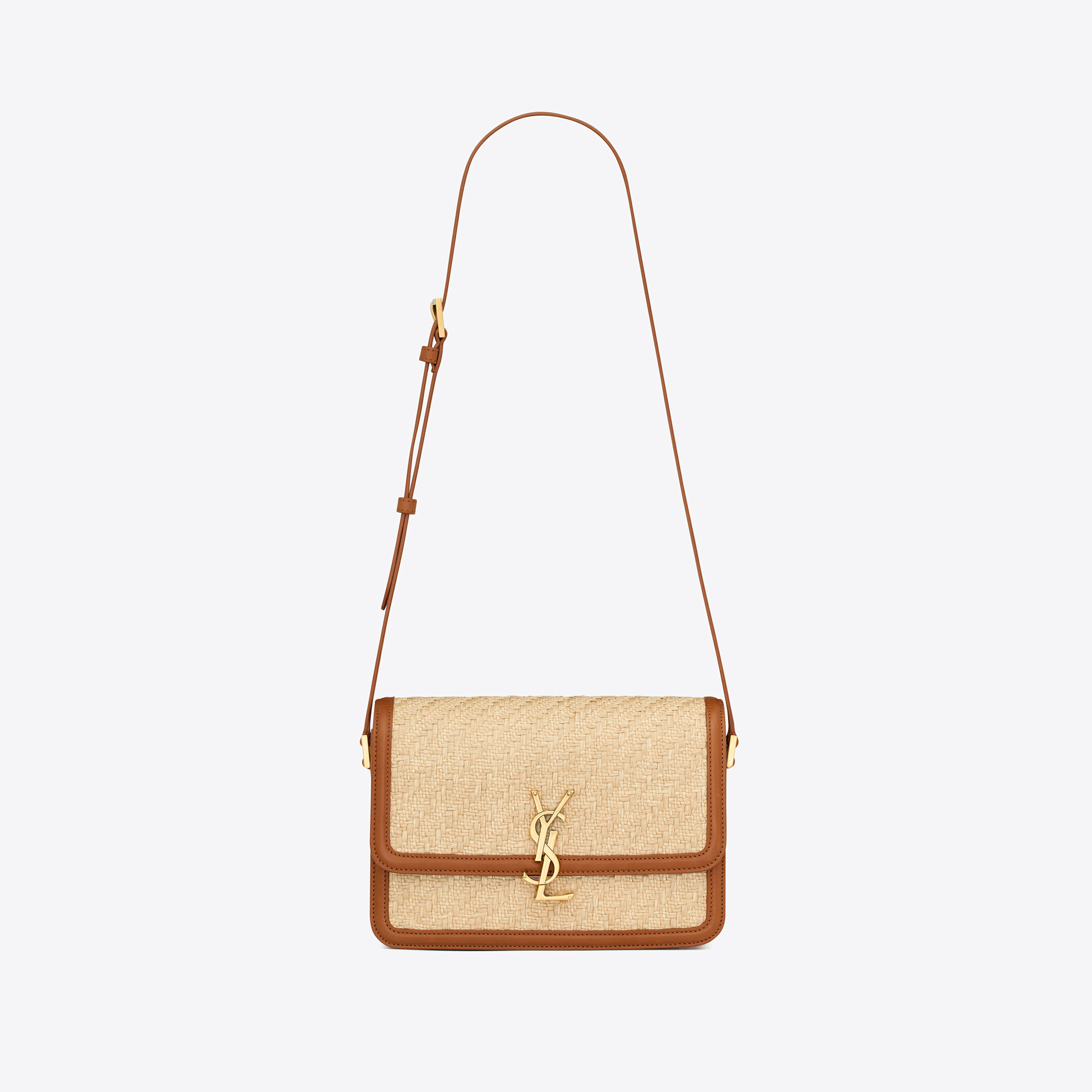 YSL NIGO Woven Leather Patchwork Crossbody Bag #nigo57655