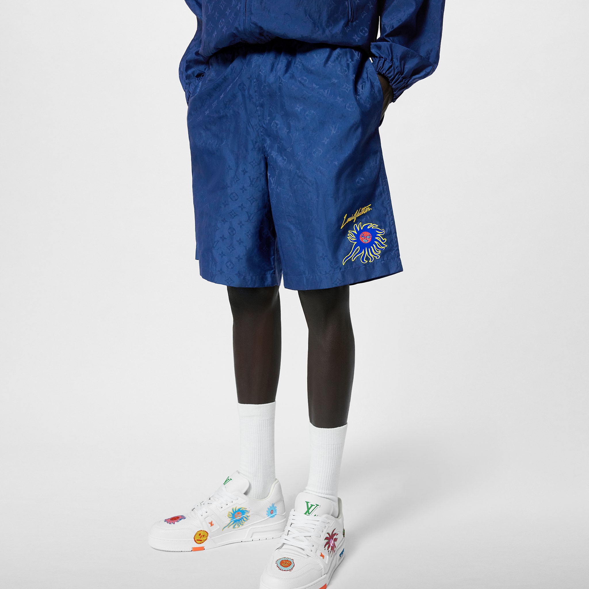 Louis Vuitton NIGO Man Beach Shorts Pants #nigo94469