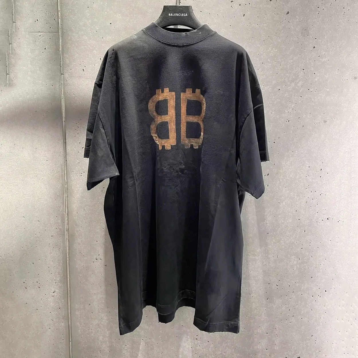 Balenciaga NIGO Letter Black Short Sleeve T-shirt #nigo94519