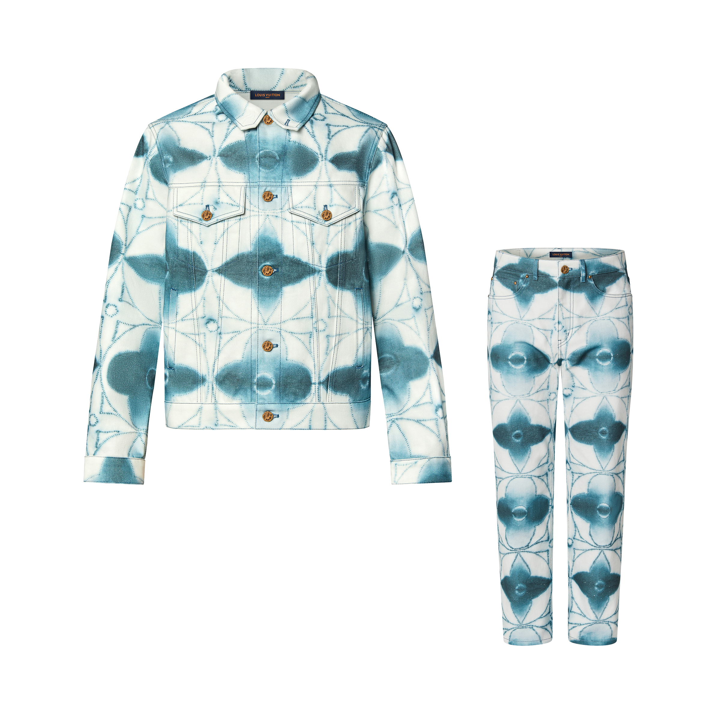 Louis Vuitton Denim Jacket Jeans Pants #nigo94639