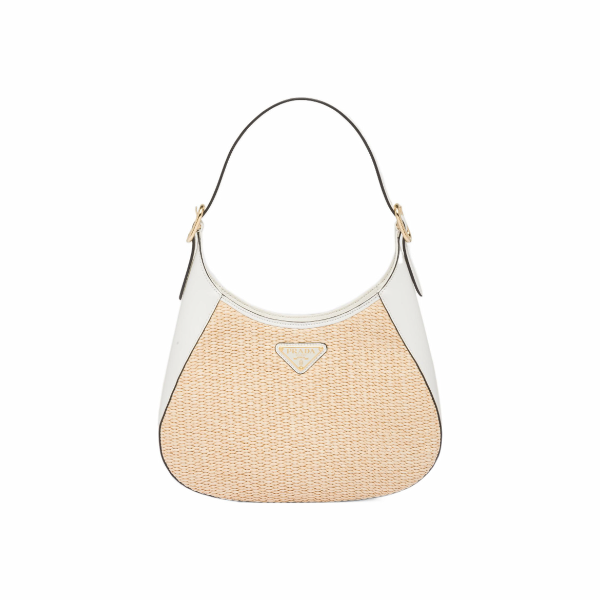 PRADA NIGO Leather Woven Handbag #nigo57677