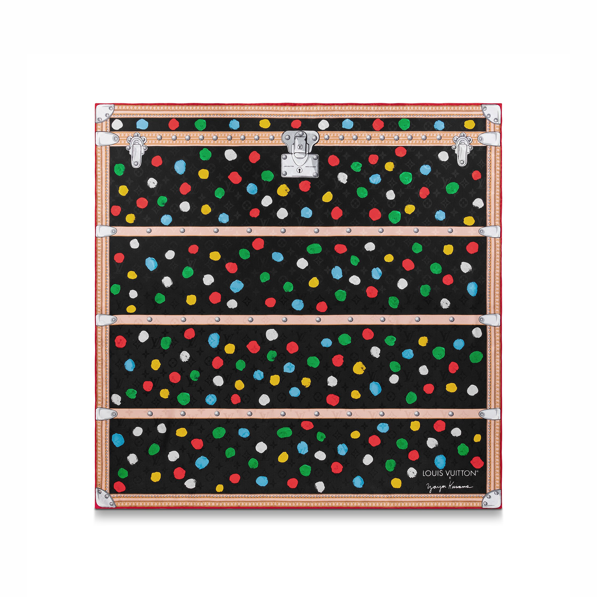 Louis Vuitton NIGO Polka Dot Decorative Square Scarf Accessories#nigo57696