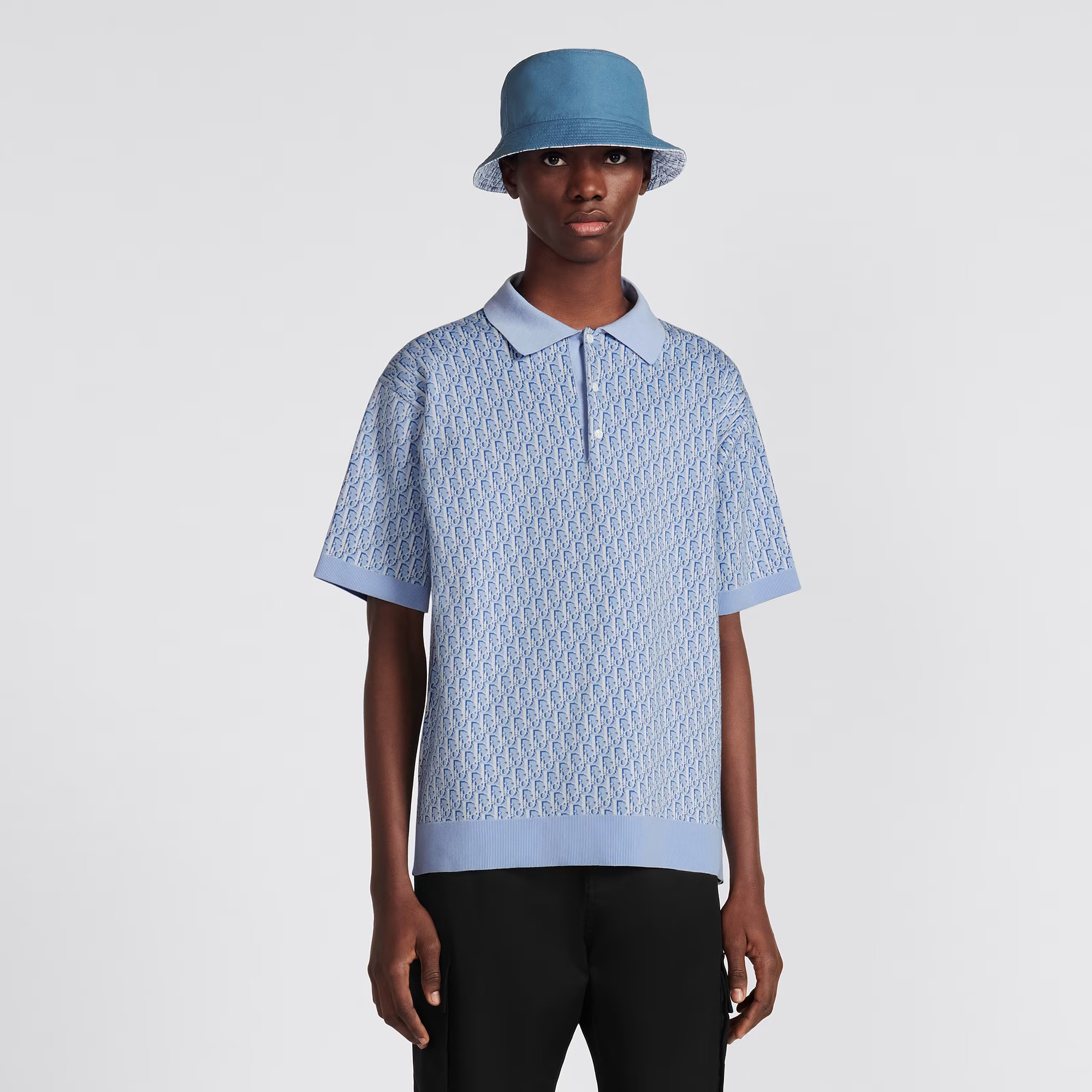 Dior NIGO Man Men's Blue Polo Shirt T-shirt #nigo94656