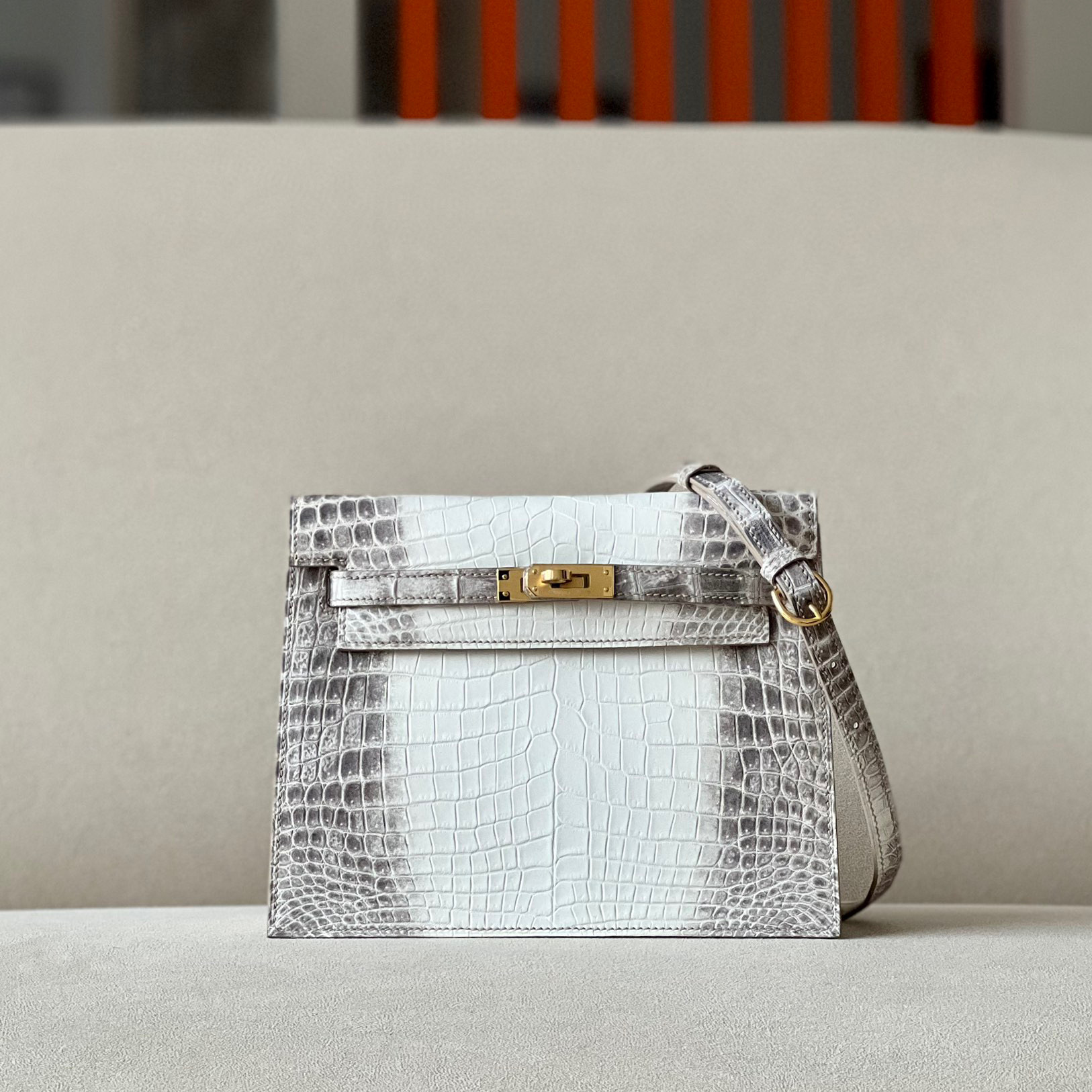 Hermes NIGO Grey glossy bag #nigo57663