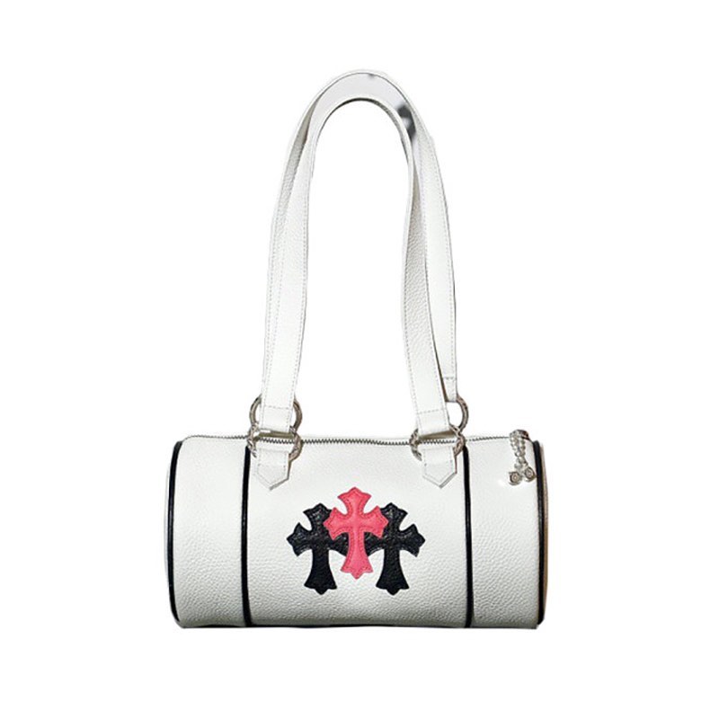 CH NIGO Red and Black Cross Pillar Handbag Travel Bag #nigo54391