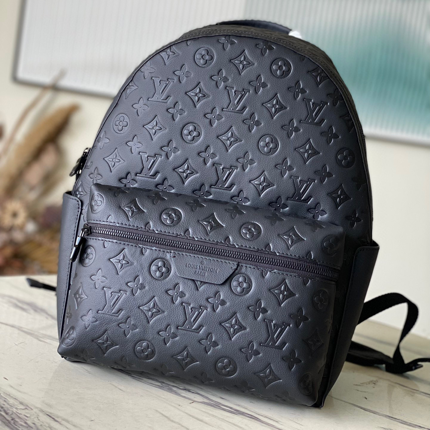 Louis Vuitton NIGO Black Printed Backpack bag #nigo57746