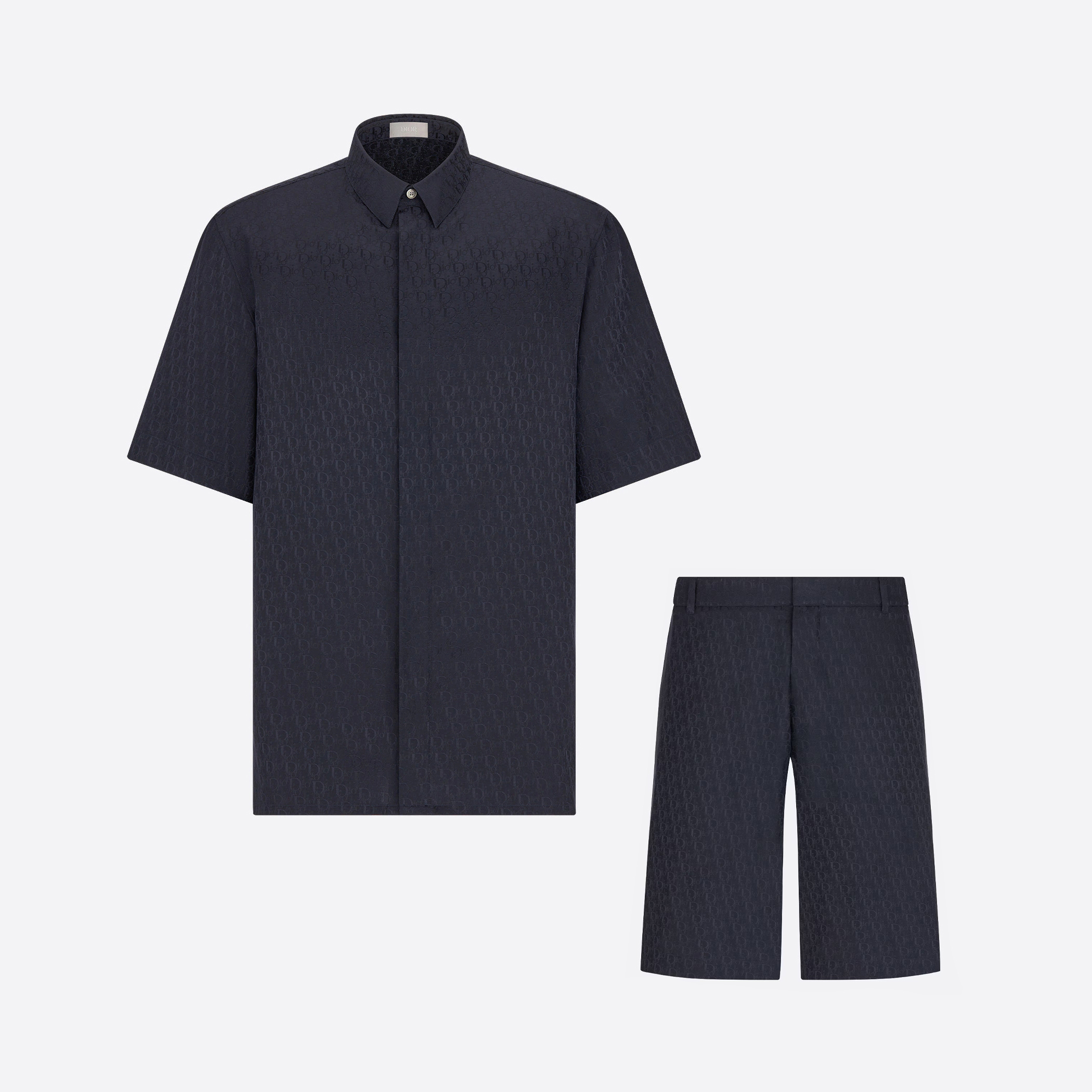 Dior NIGO Man Silk Short Sleeved Shirt Shorts Set Suit pants #nigo94574