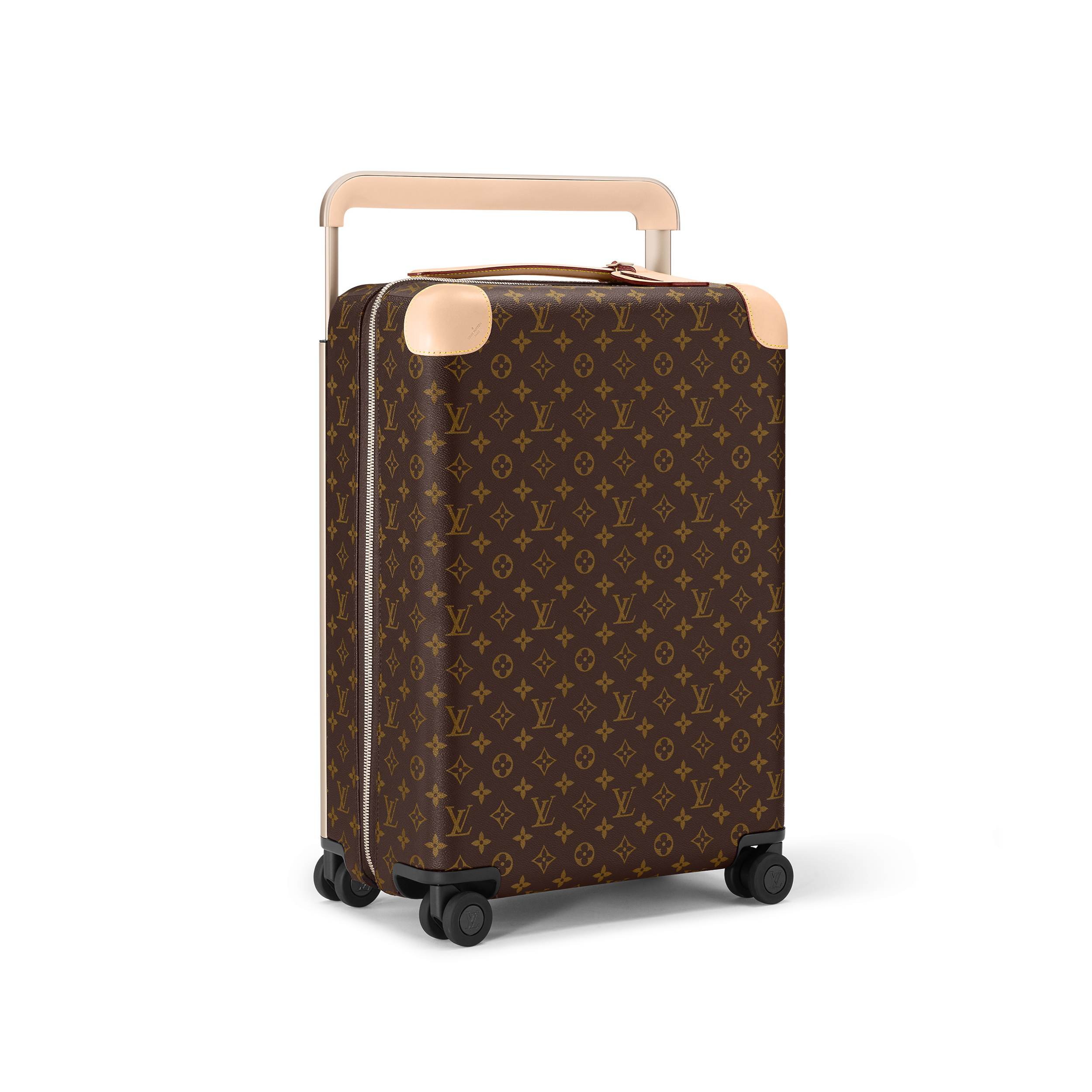 Louis Vuitton NIGO Brown Leather Trolley Case Luggage Bag Bags #nigo94594