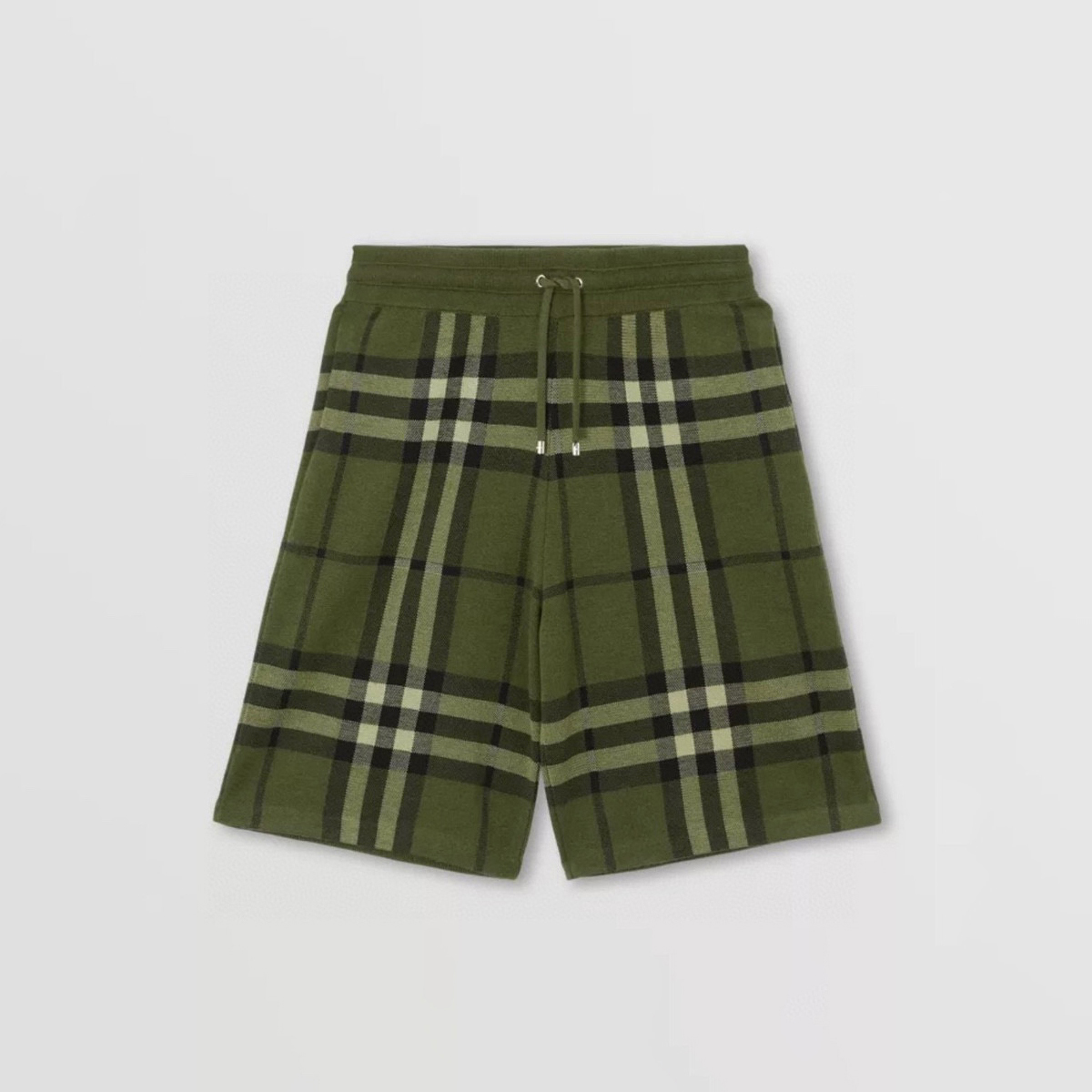 Burberry NIGO Man Green Plaid Lace Up Shorts pants #nigo94583