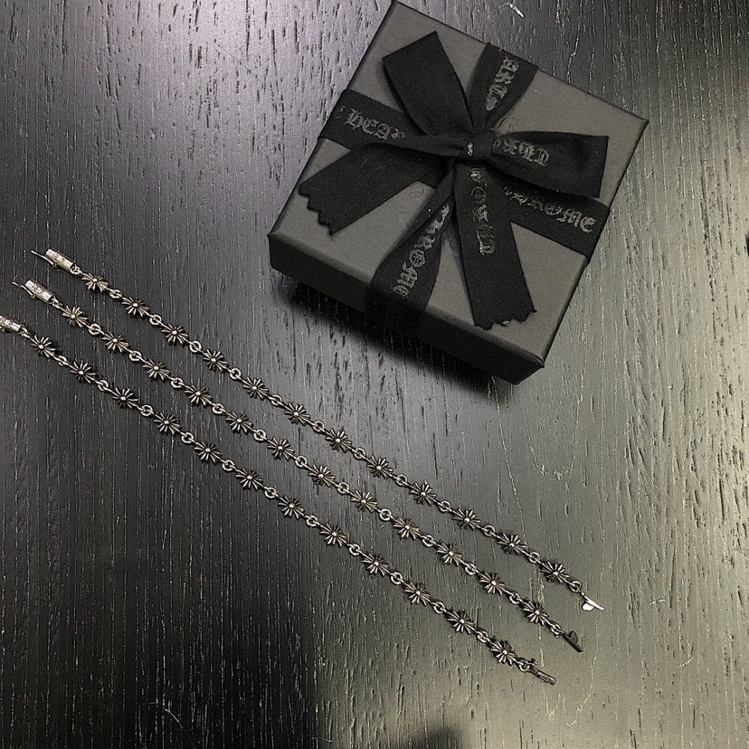 Chrome Hearts NIGO Gold And Ssilver Floral Bracelet #nigo57932