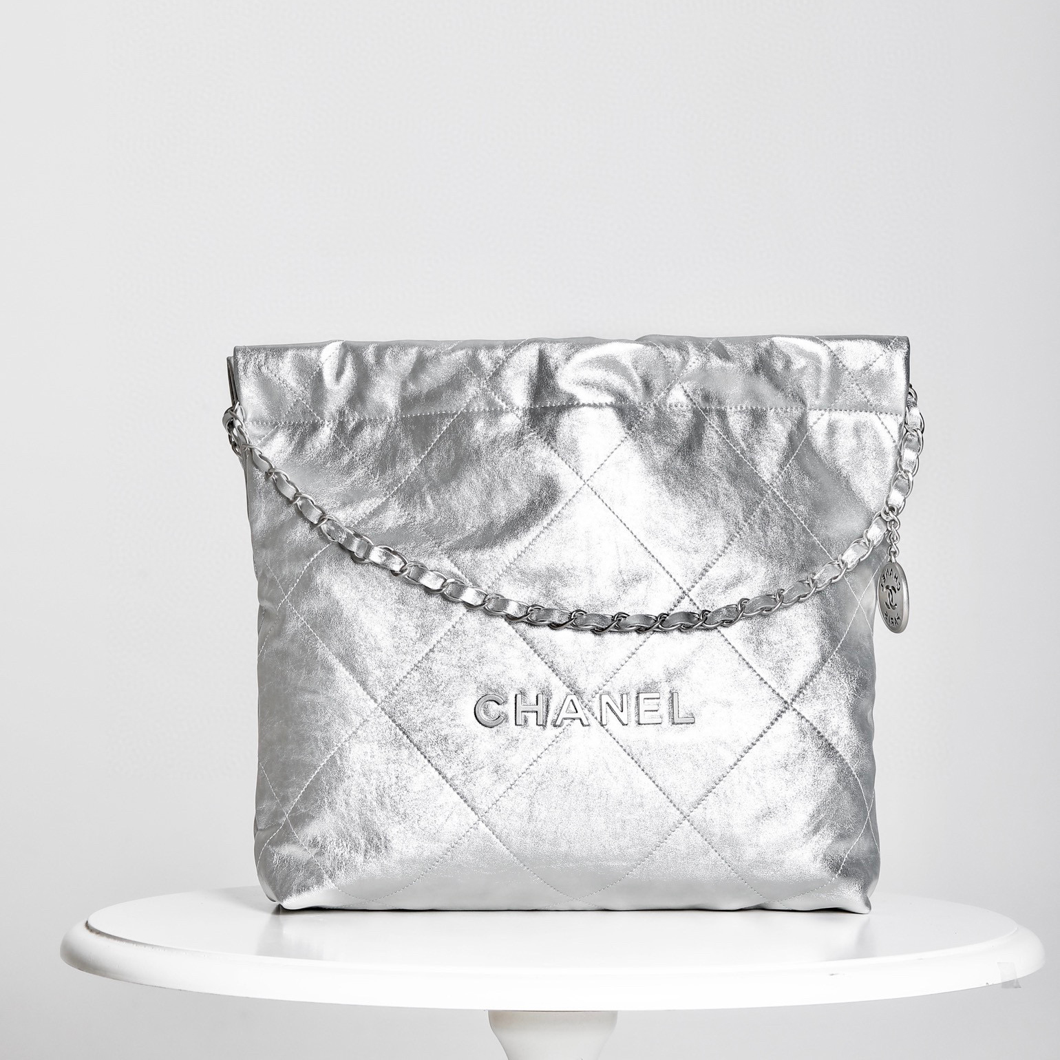 Chanel NIGO Silver Chain Backpack #nigo57795