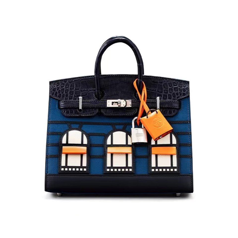 Hermes NIGO  Leather House Handbag Bag Bags #nigo56687