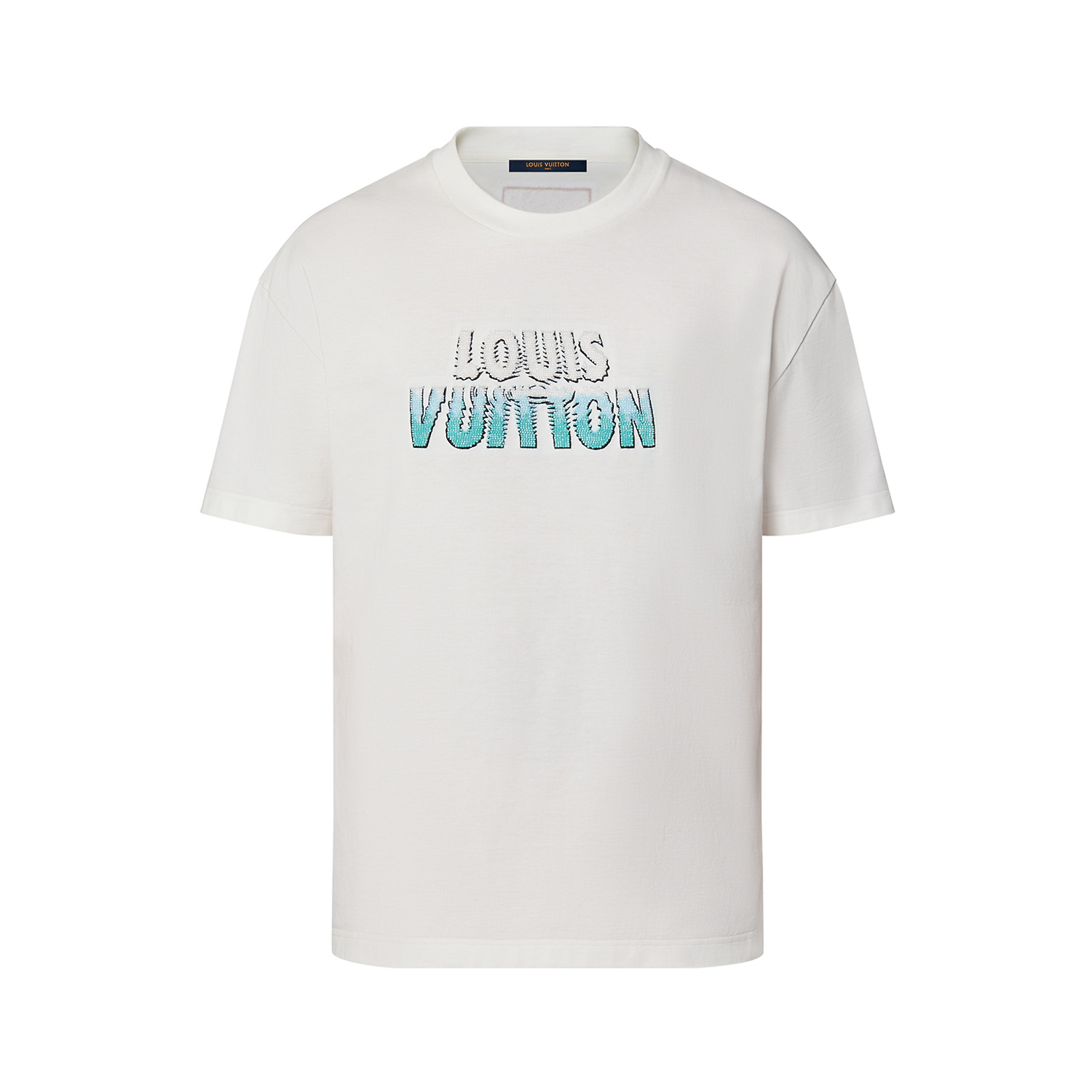 Louis Vuitton NIGO Man Beaded Embroidered Short Sleeved T-shirt #nigo94748