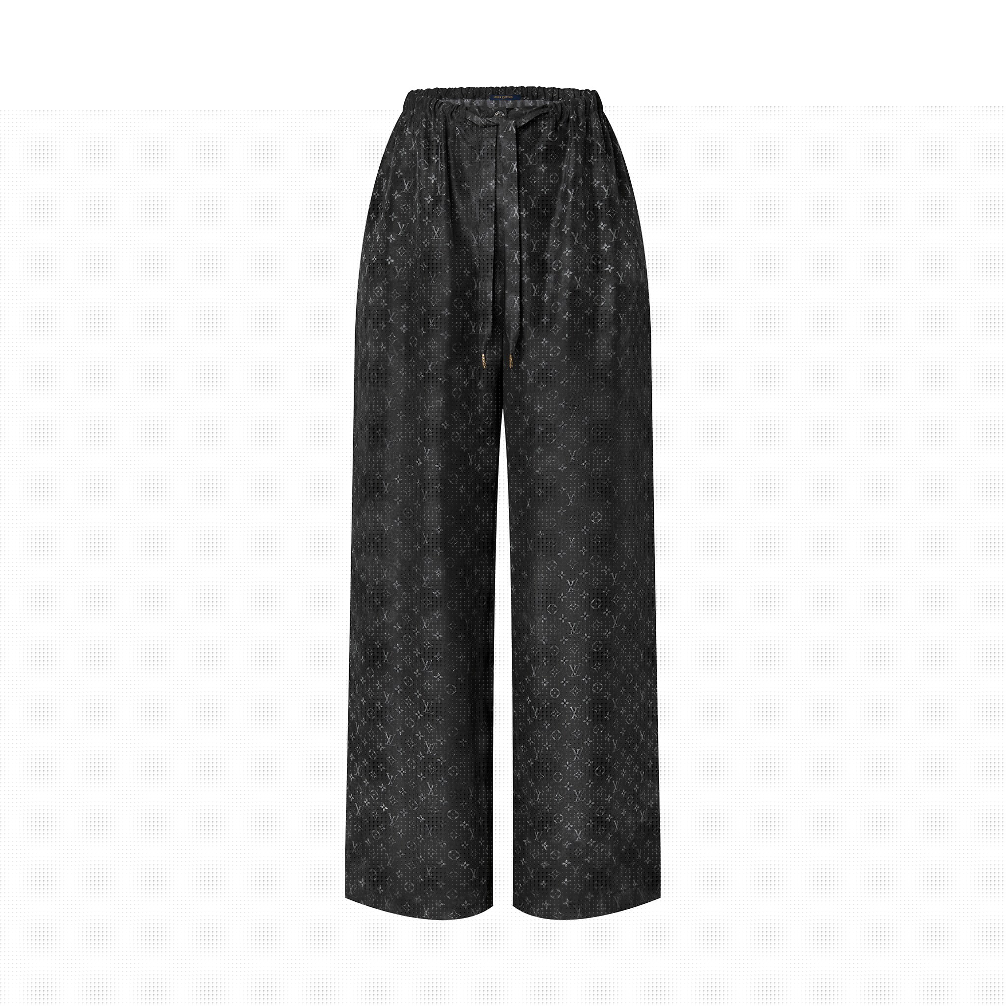 Louis Vuitton NIGO Woman Black Printed Lace Up Pants #nigo57797