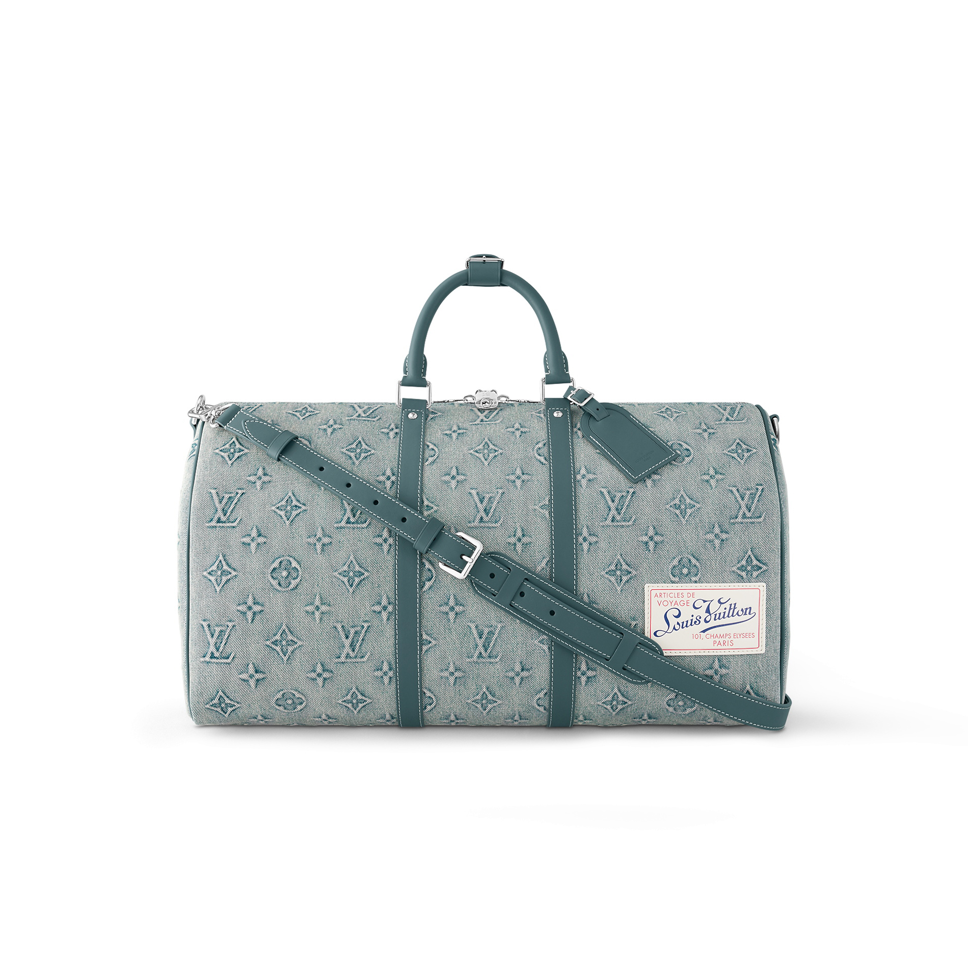 Louis Vuitton NIGO Denim Handbag Travel Bag Bags #nigo94762