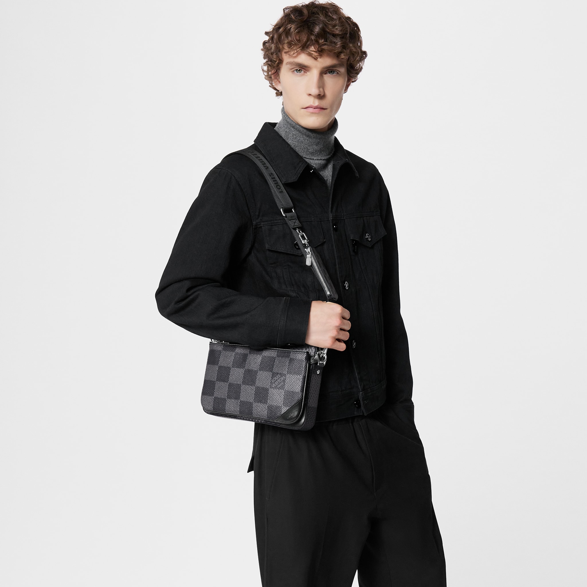 Louis Vuitton NIGO Three In One Diagonal Span Bag Bags #nigo94775