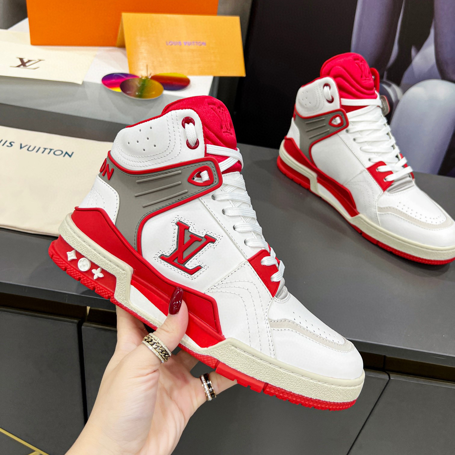 Louis Vuitton NIGO High Top Sports Casual Shoes #nigo94772