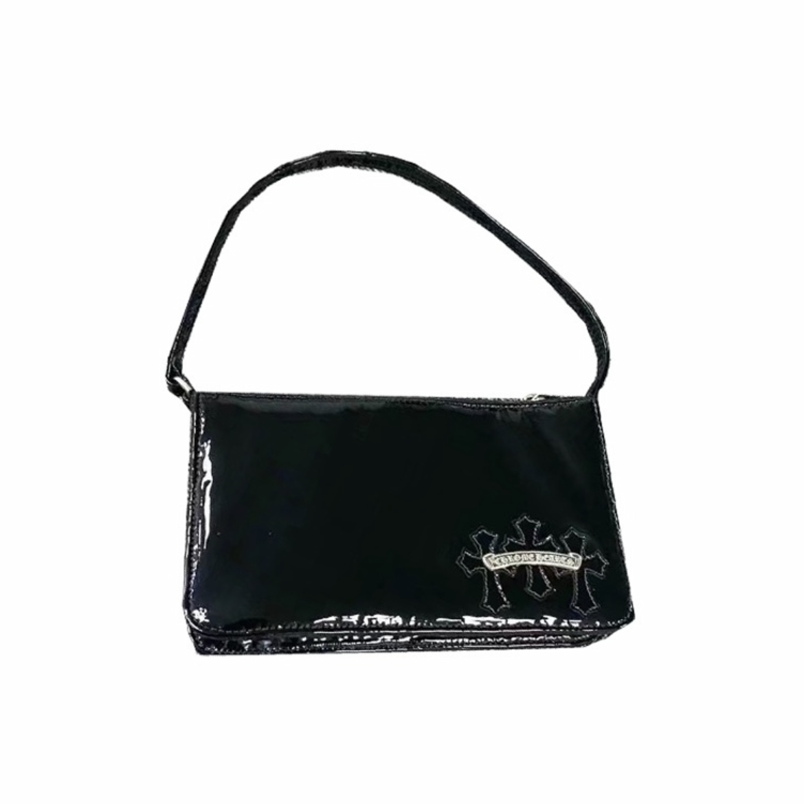 Ch NIGO Black Glossy Carrying Bag #nigo57957