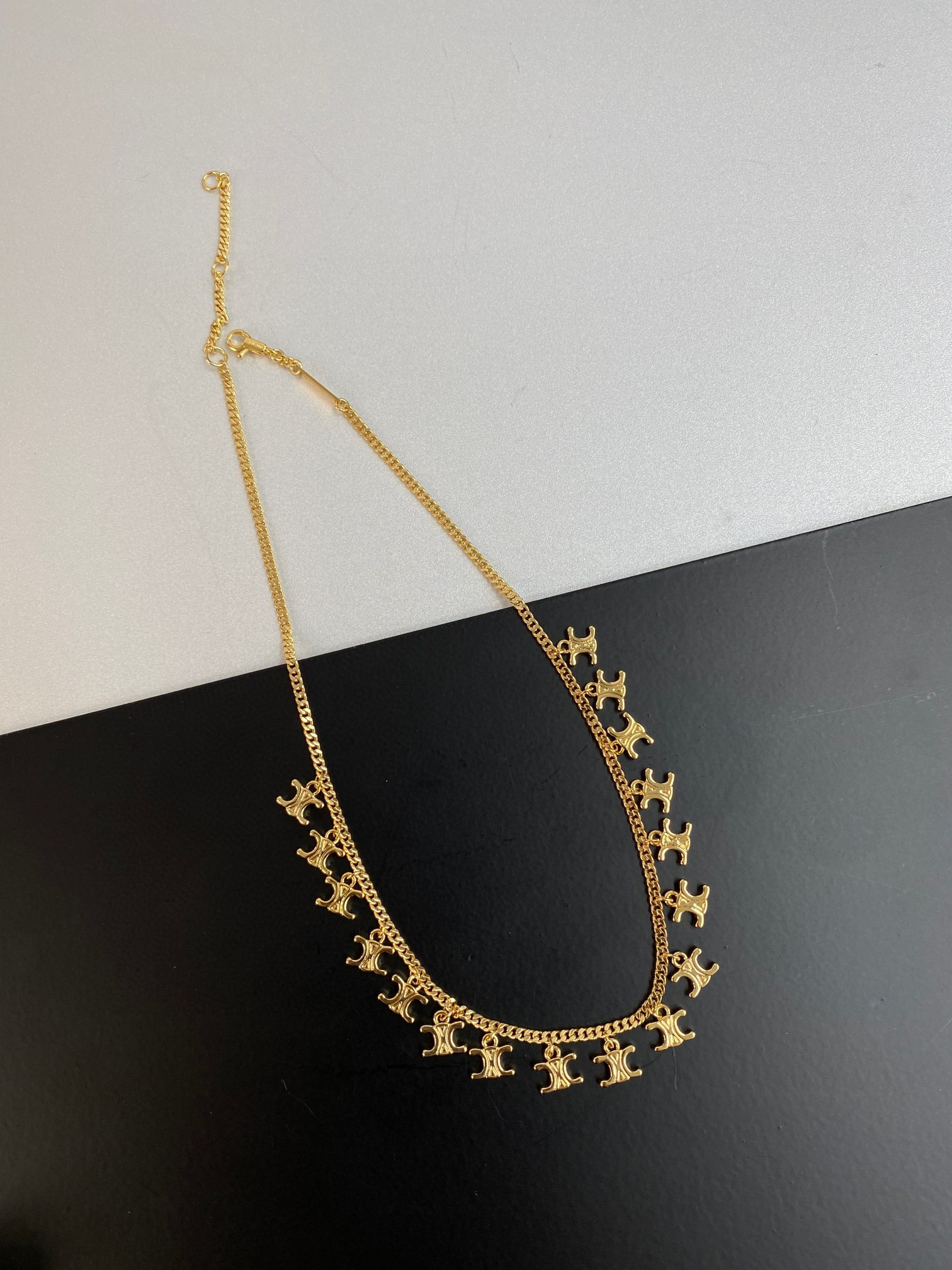 Celine NIGO Gold Decorative Necklace Accessories #nigo84153