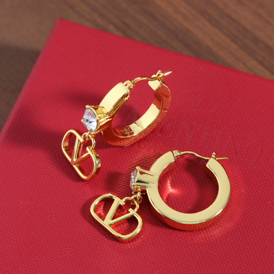 Valentino NIGO Golden Earrings Accessories #nigo84148