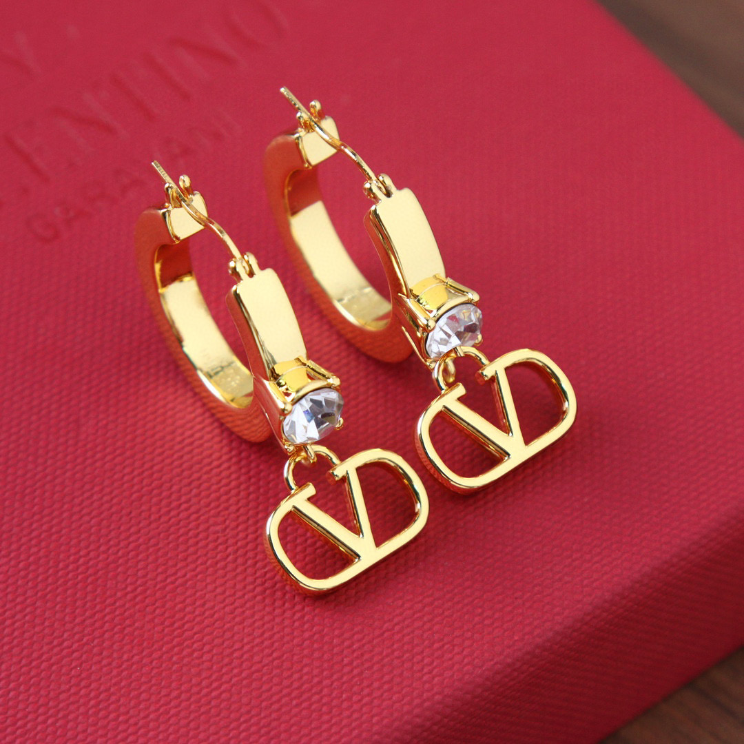 Valentino NIGO Golden Earrings Accessories #nigo84148