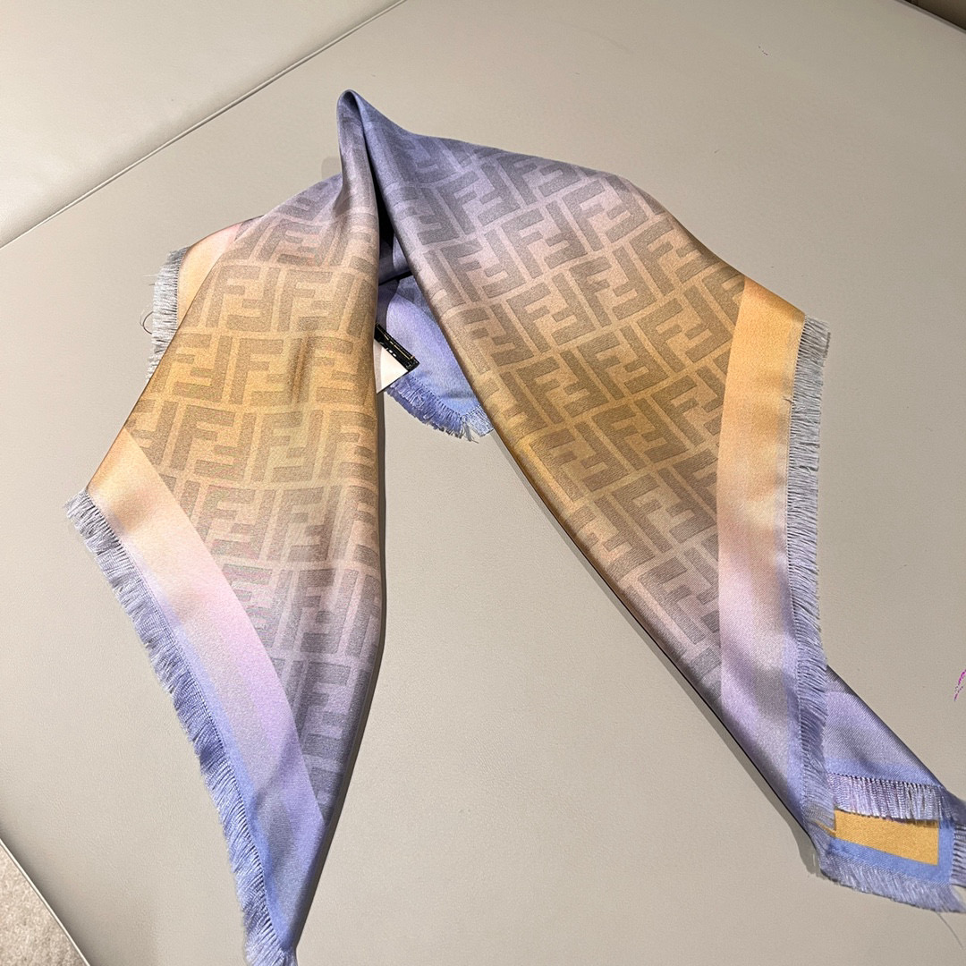 Fendi NIGO Colorful Printed Square Scarf Accessories #nigo57961