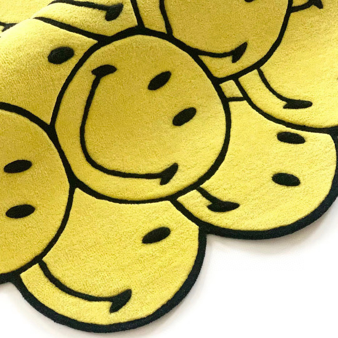 NIGO Smiling Face Wool Carpet Accessories #nigo94746