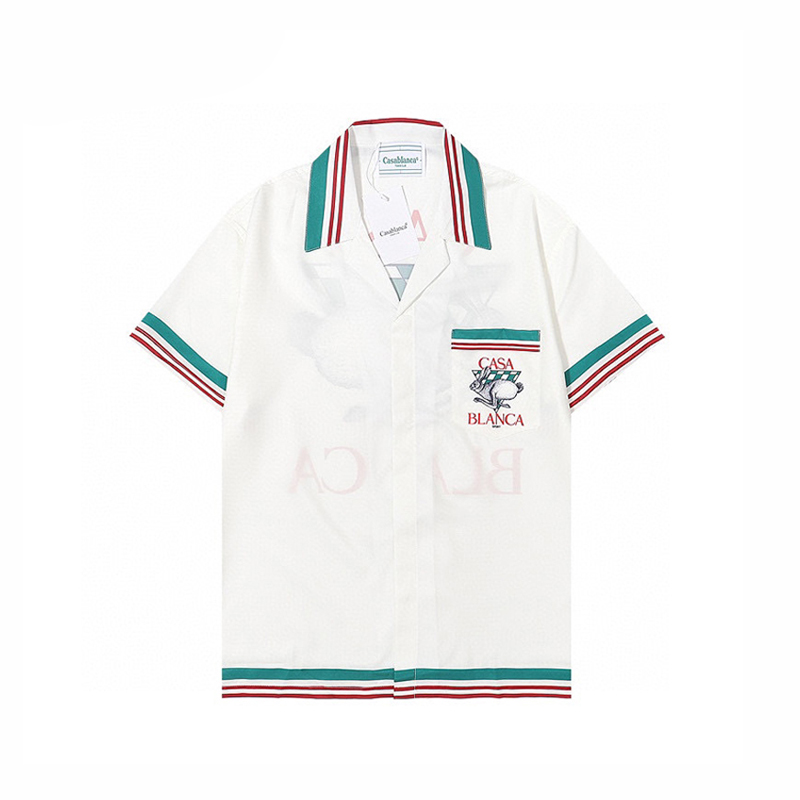 Casablanca NIGO White Printed Short Sleeved Shirt And Shorts Set #nigo57976
