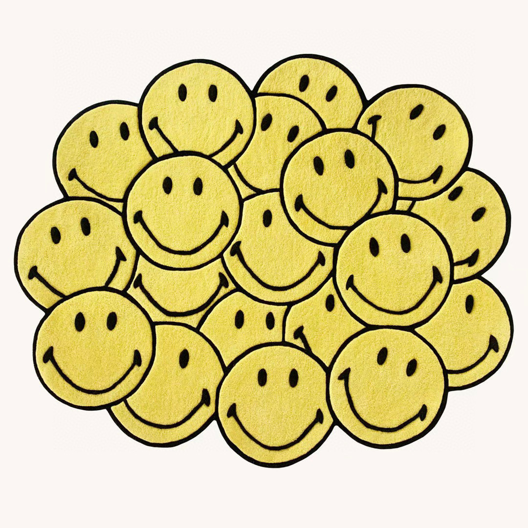 NIGO Smiling Face Wool Carpet Accessories #nigo94746