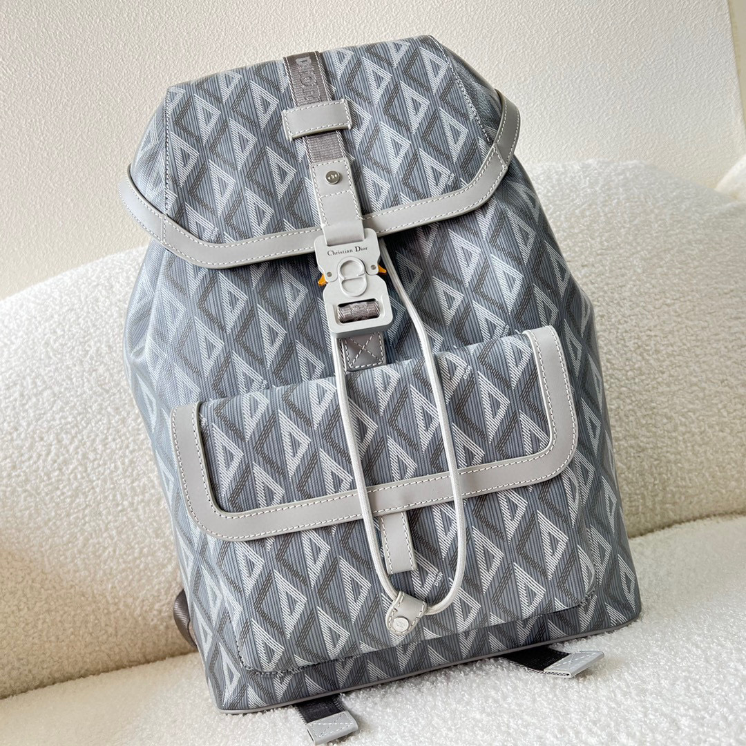 Dior NIGO Smooth Cow Leather Nylon Backpack Bag #nigo58138