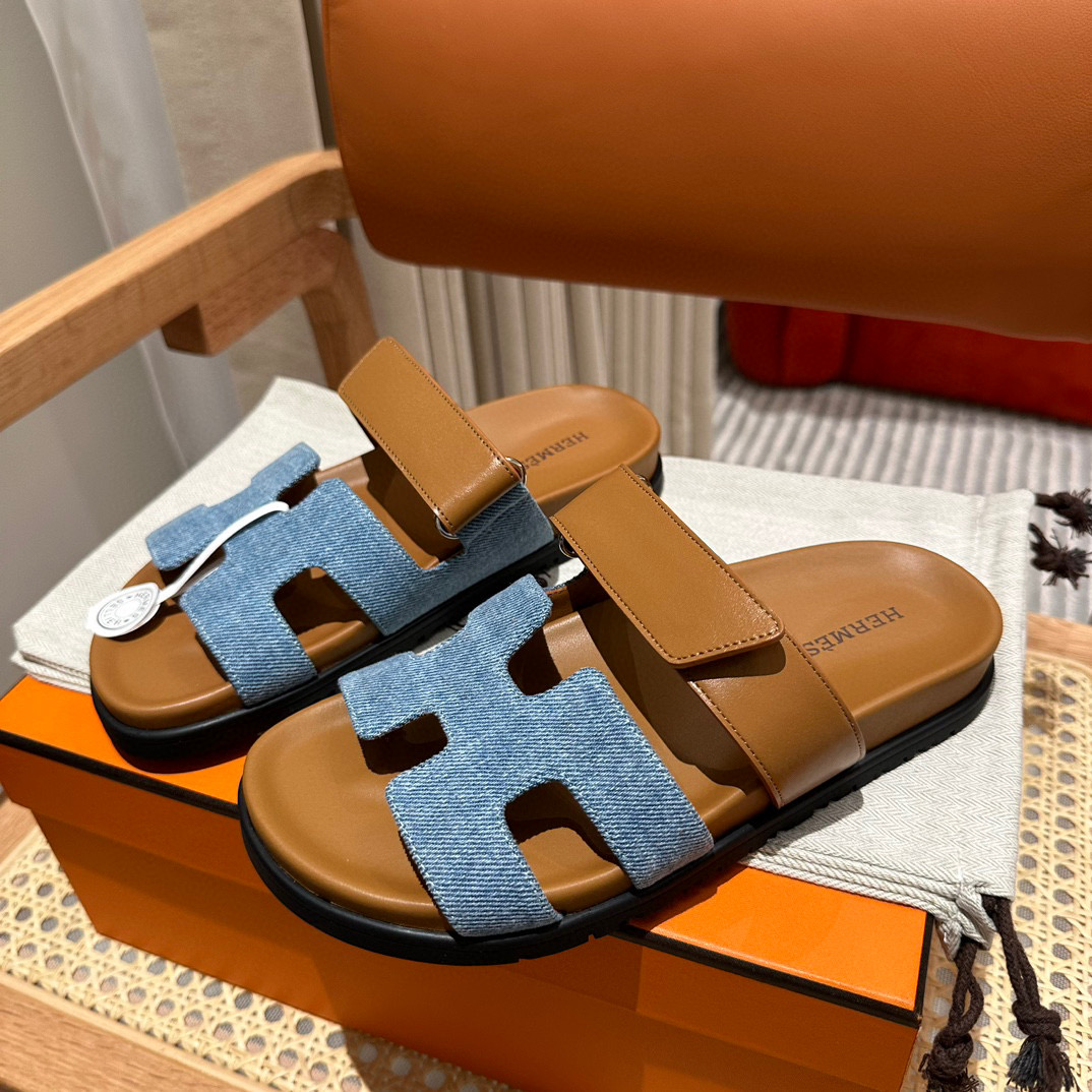 Hermès NIGO Cowboy Slippers Sandals Shoes #nigo57993