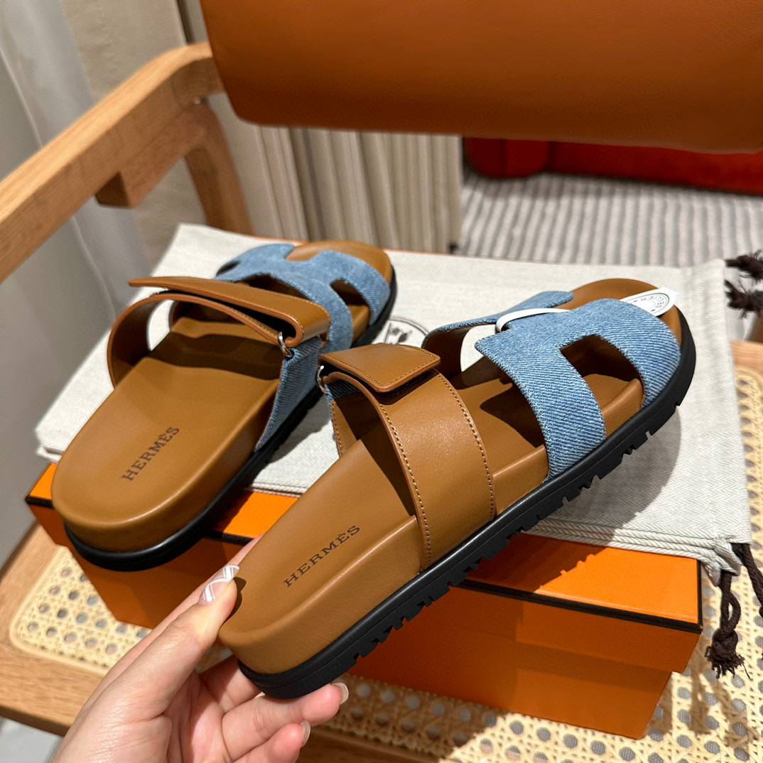 Hermès NIGO Cowboy Slippers Sandals Shoes #nigo57993