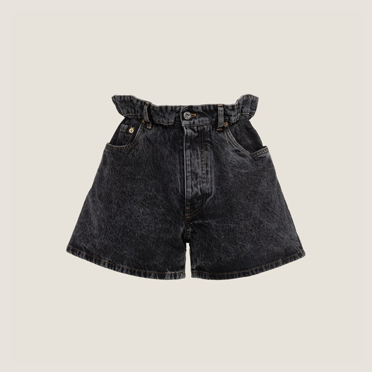 MIU MIU NIGO Woman Denim Short Long Sleeved Jacket Shorts Set pants #nigo21128
