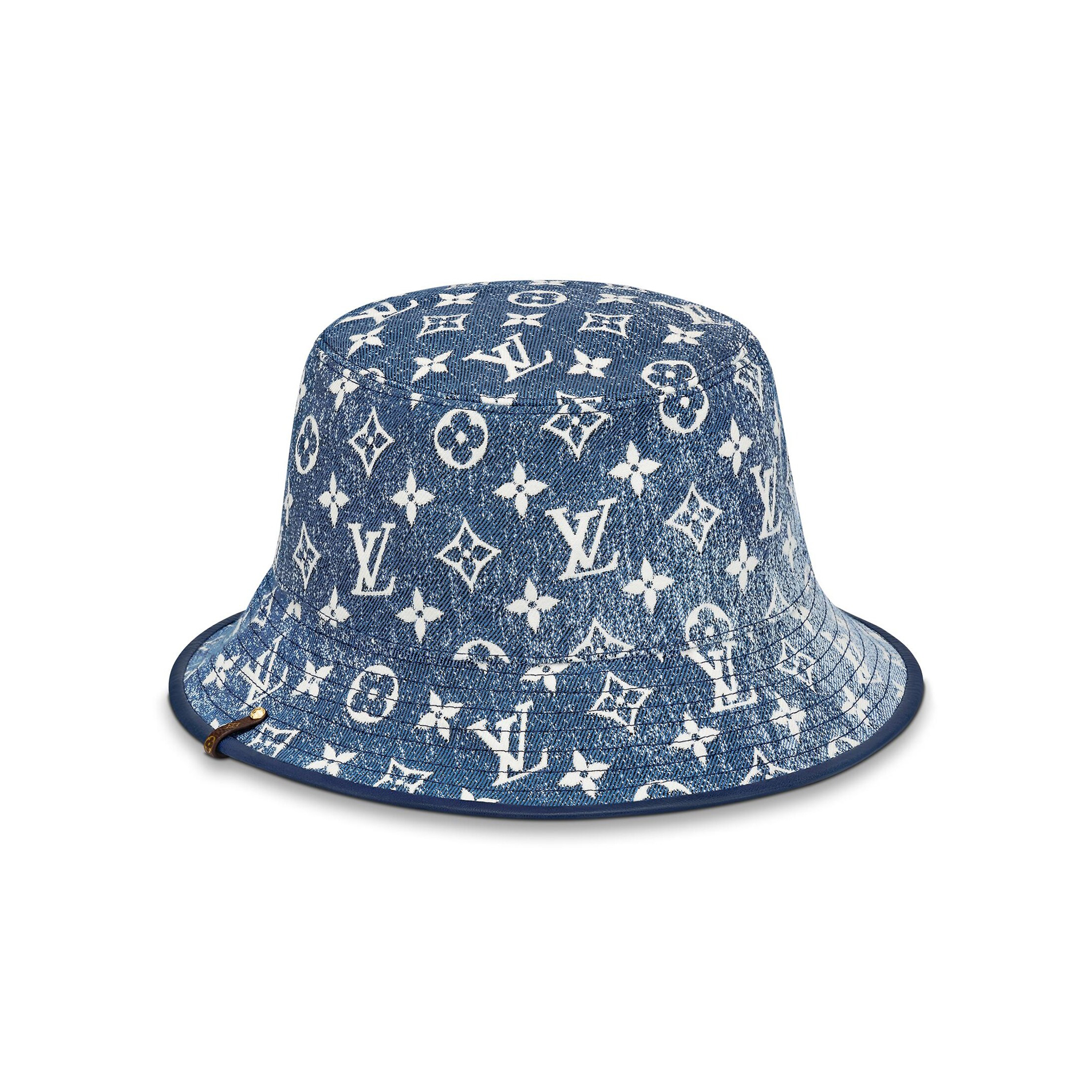 Louis Vuitton NIGO Denim Printed Bucket Hat Accessories #nigo58117
