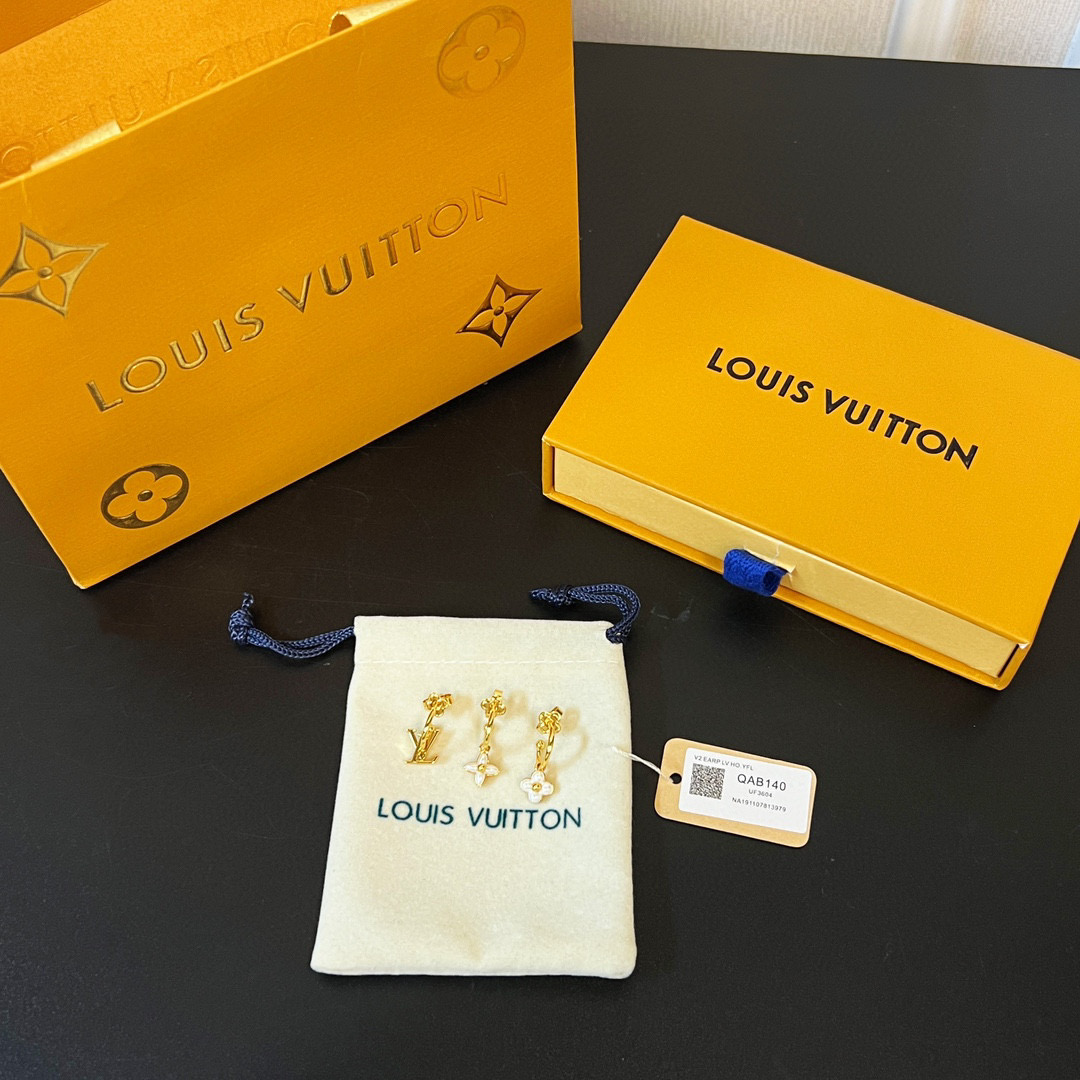 Louis Vuitton NIGO Three Piece Set Of Fashionable Earrings Accessories #nigo84133