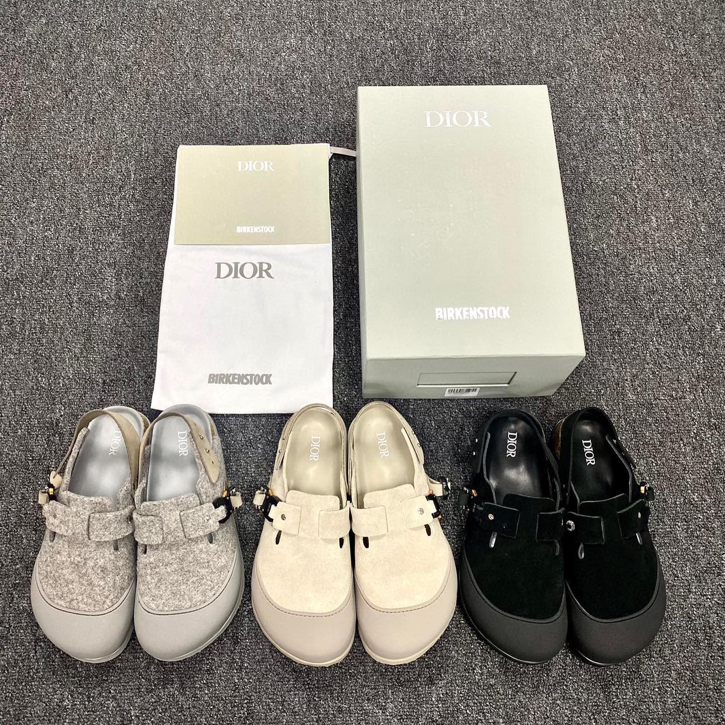 Dior NIGO Woolen Leather Sandals Slippers Shoes Ngvp #nigo94579