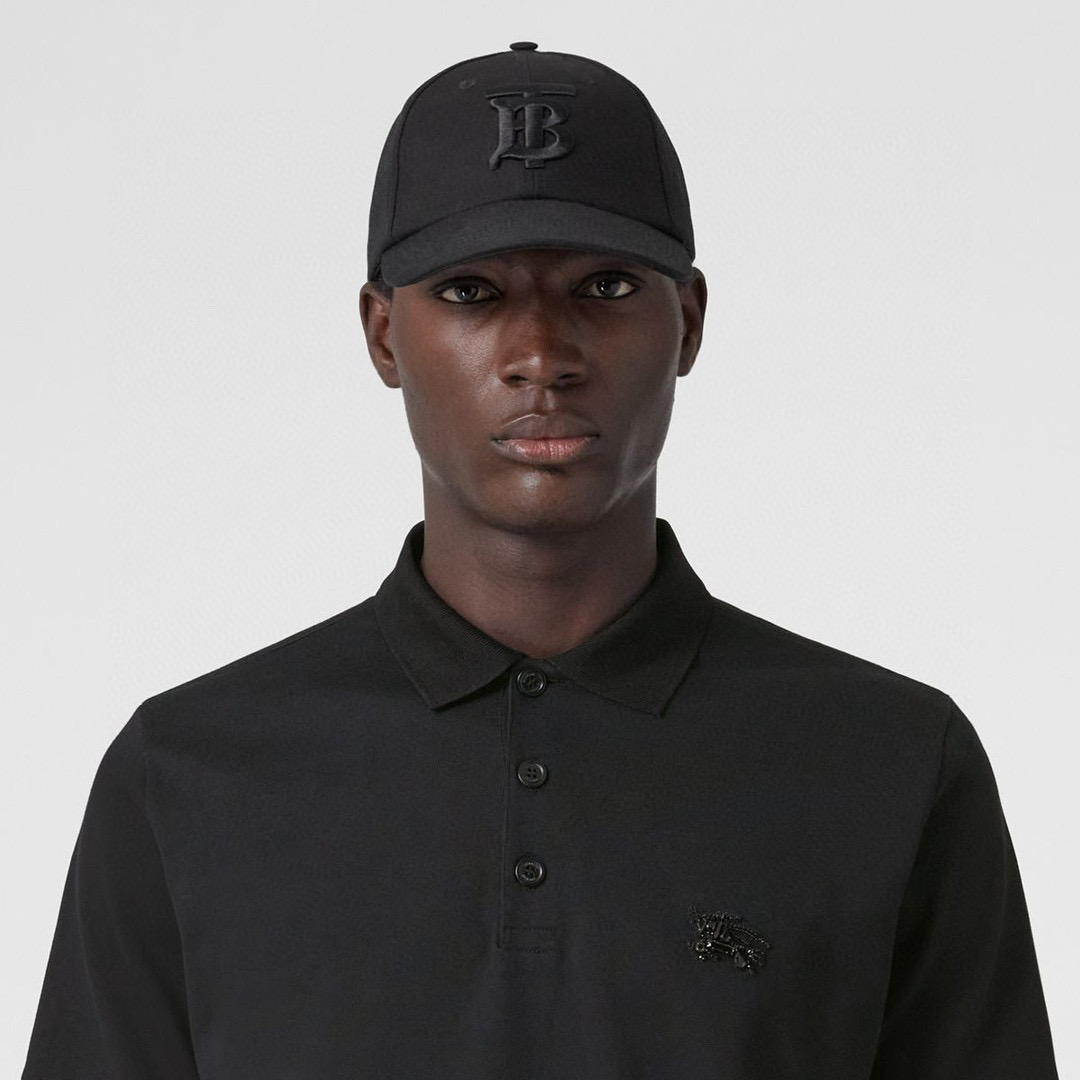 Burberry NIGO Man  Black Short Sleeved Polo Shirt #nigo94658