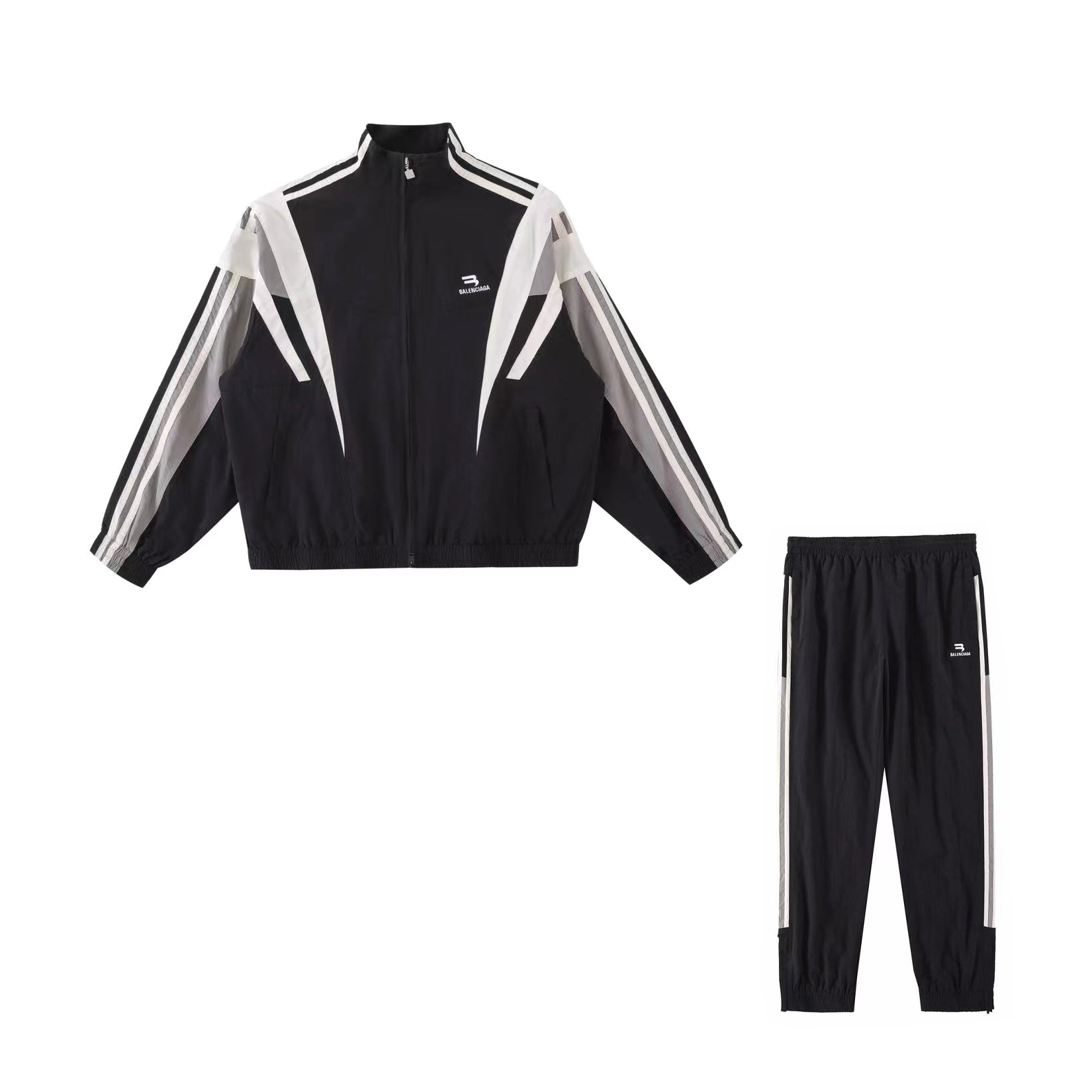 Balenciaga NIGO Man Zipper Jacket Sports Pants Set Suit #nigo94654