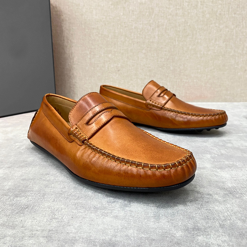 Hermes NIGO Leather Loafers Shoes Ngvp #nigo5584