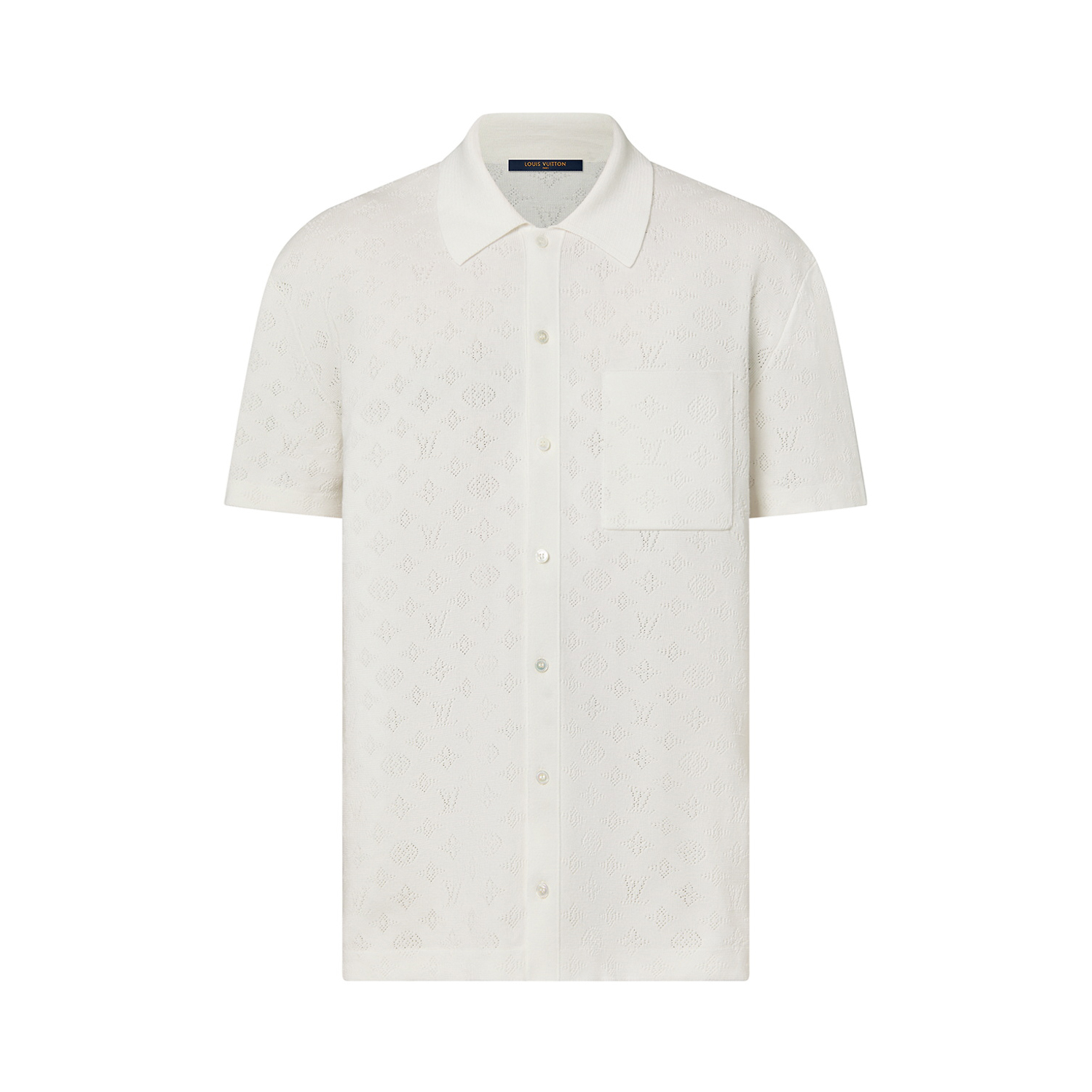 Louis Vuitton NIGO Man Perforated cotton short sleeved shirt T-shirt #nigo94849