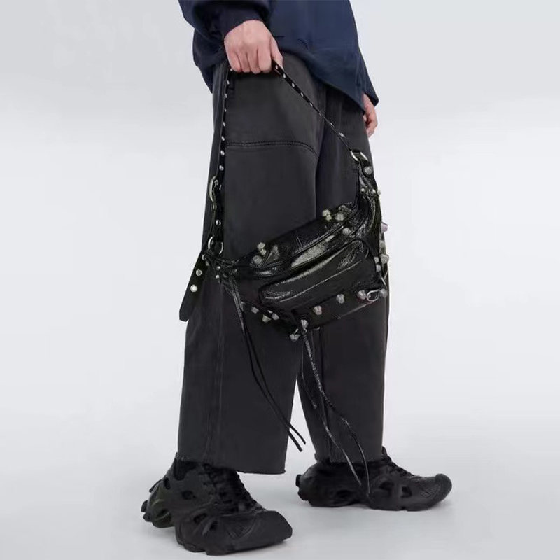 Balenciaga NIGO Leather Waist Pack Bag Ngvp #nigo6144