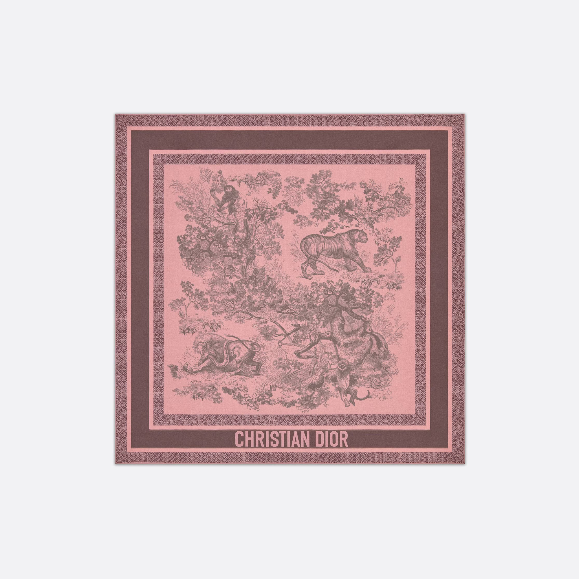 Dior NIGO Printed Decorative Square Scarf Accessories #nigo21187